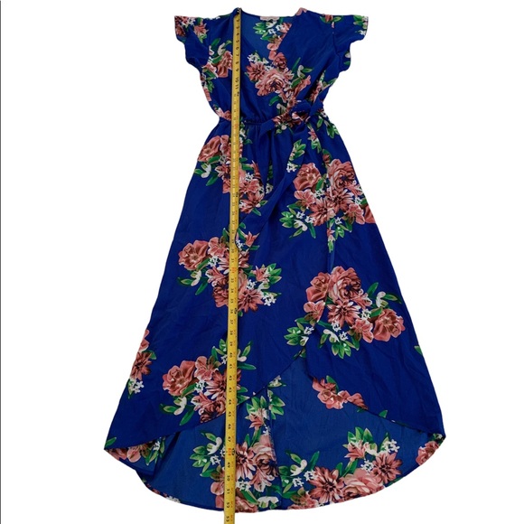 Dream of Me Floral High Low Maxi Dress Size Medium - Picture 6 of 17